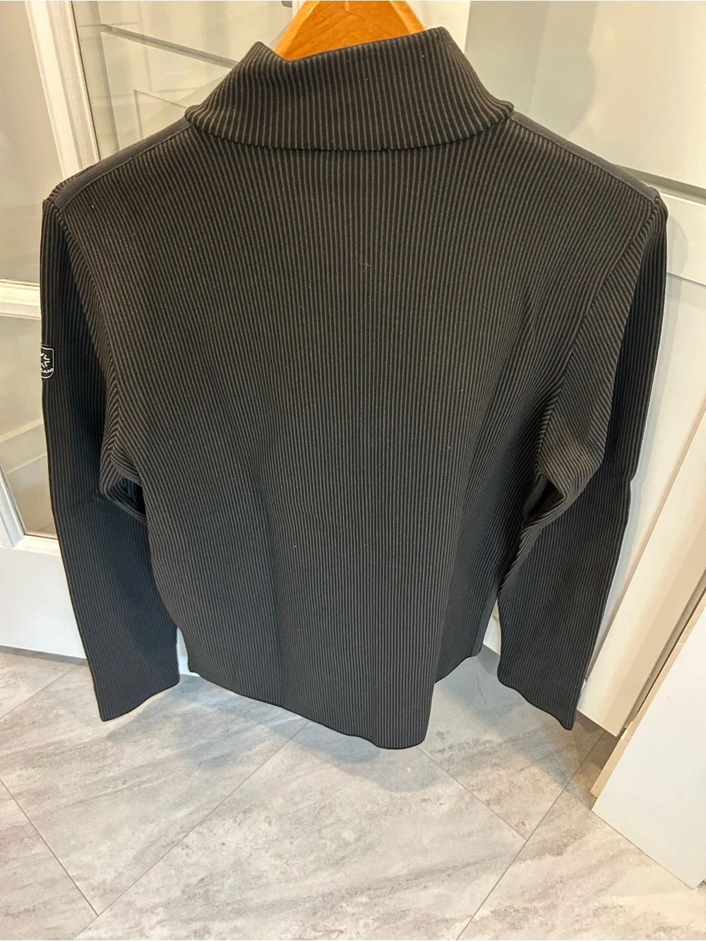 Newland Men's Zip-Front Ribbed Sweater Jacket